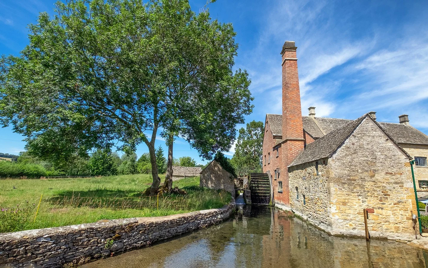 The Old Mill in Lower Slaughter in the Cotswolds