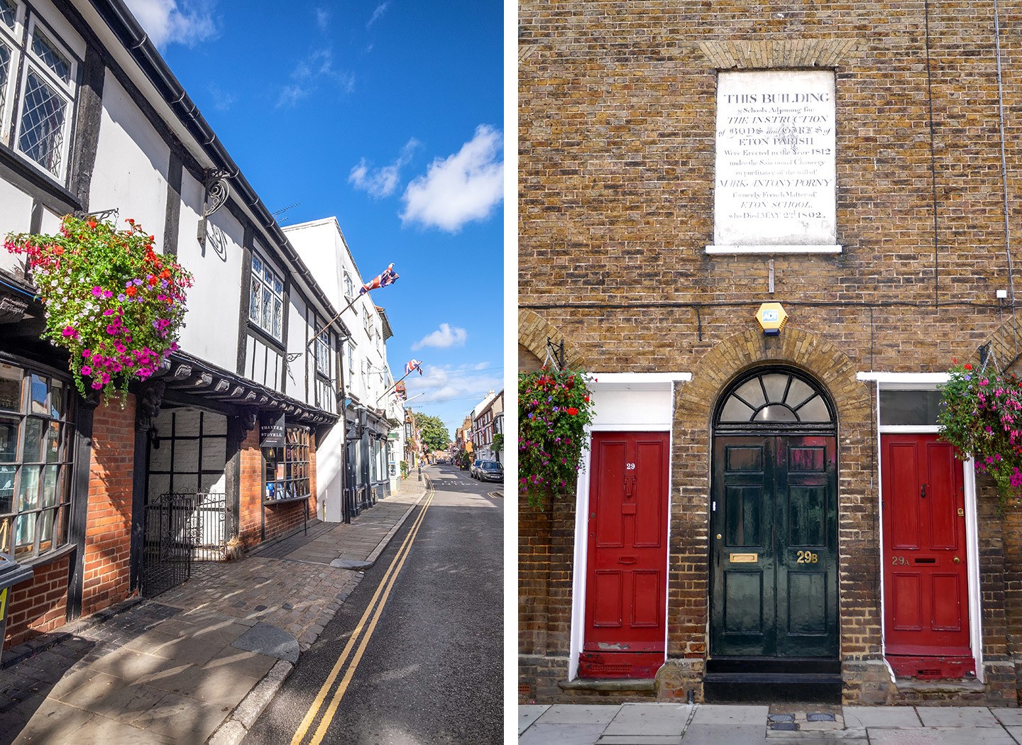 Buildings on Eton High Street