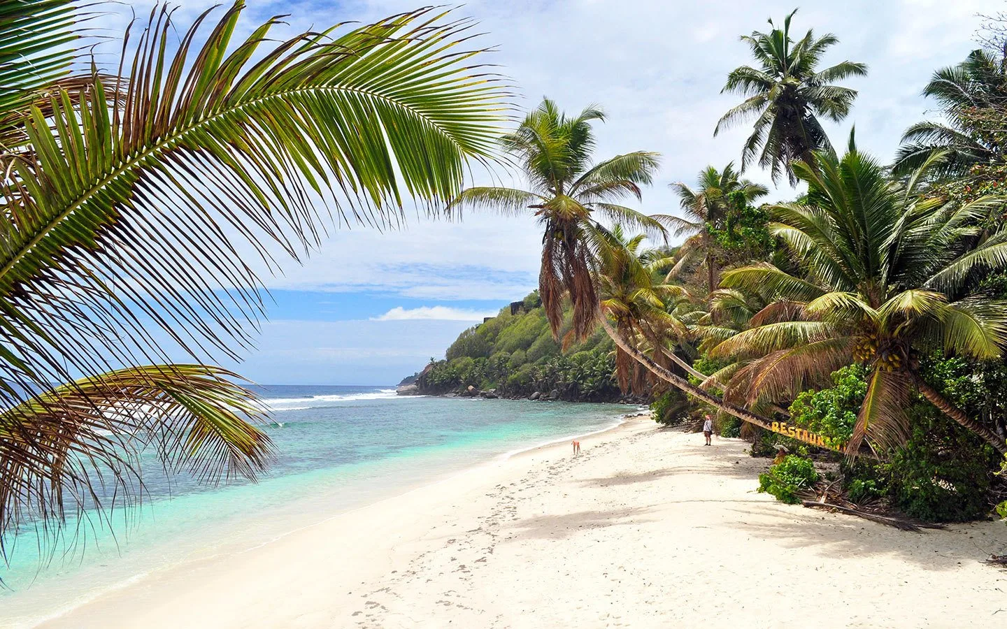 Anse Parnel beach on Mahé