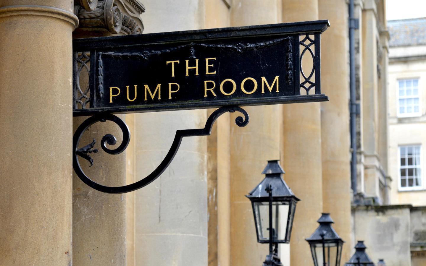Entrance to the Pump Room in Bath