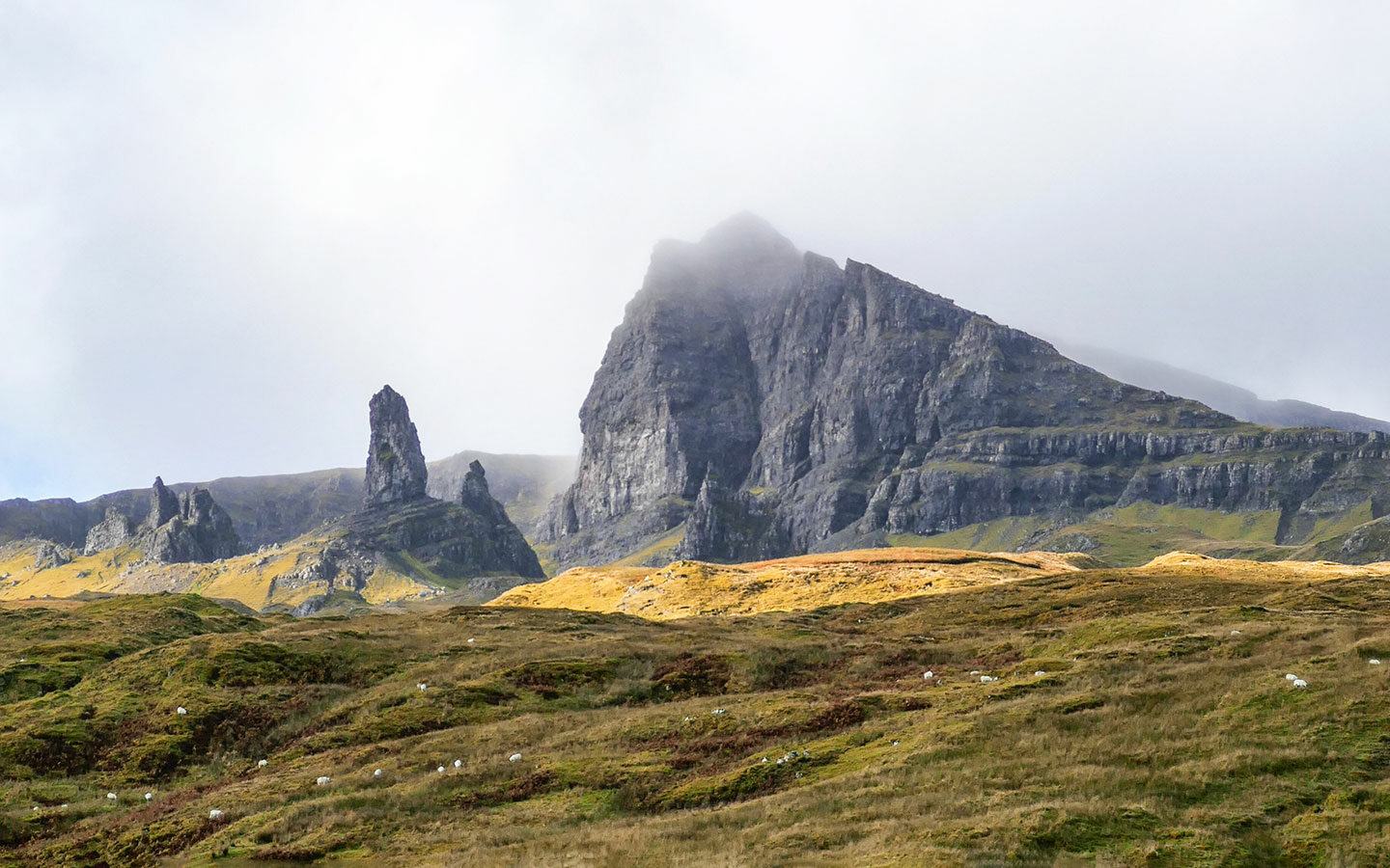 The Old Man of Storr on a day trip to the Isle of Skye