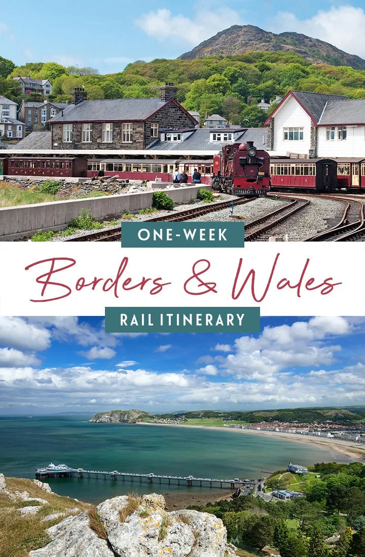 One-week Borders and Wales by train itinerary from Cardiff to Chester, with what trains to take, how much they cost, how to book and what to see along the way | Wales rail itinerary | Wales by train | Wales and the Borders | Wales train trip