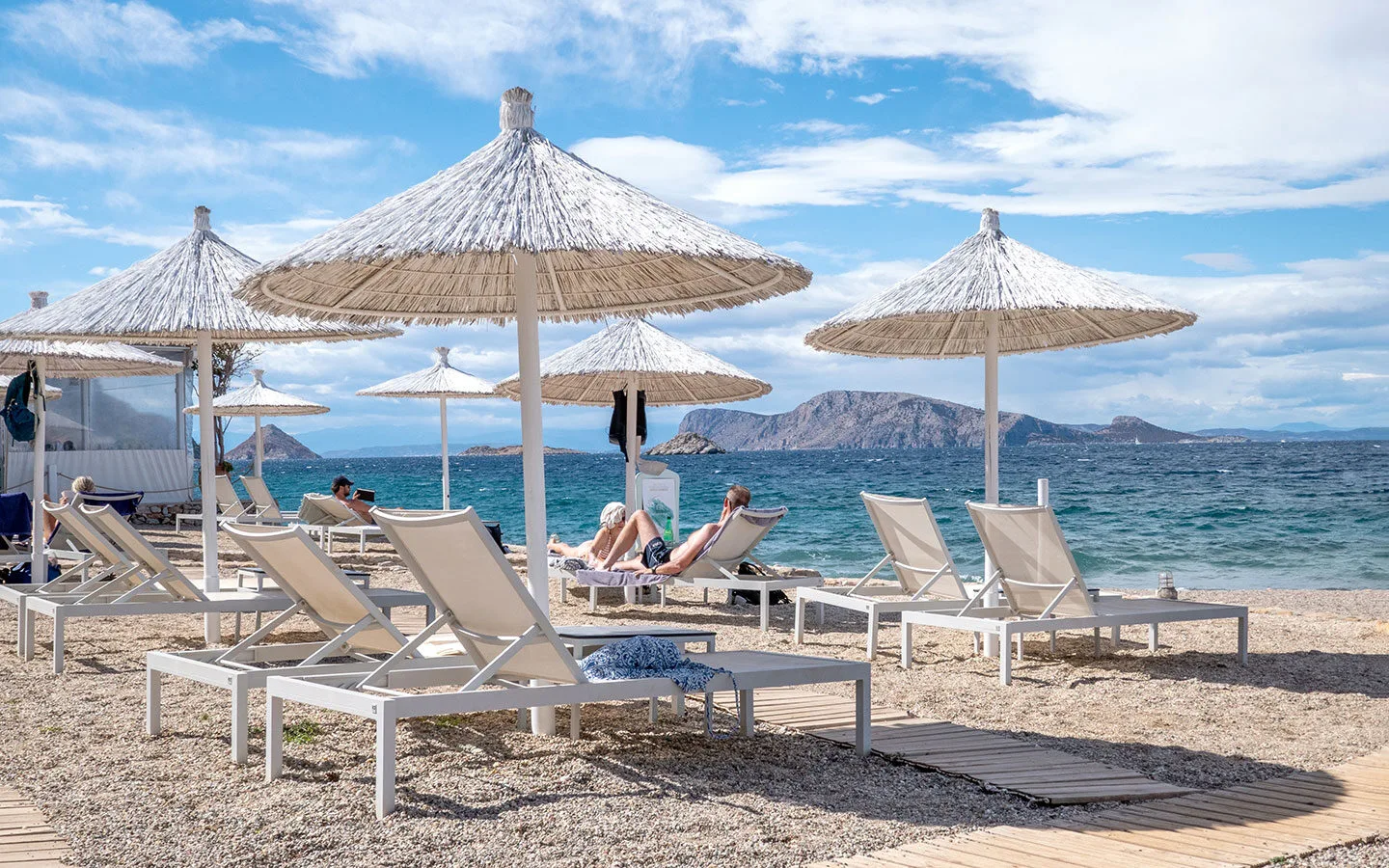 Best beaches in Hydra, Greece: The Four Seasons Hydra at Plakes Beach