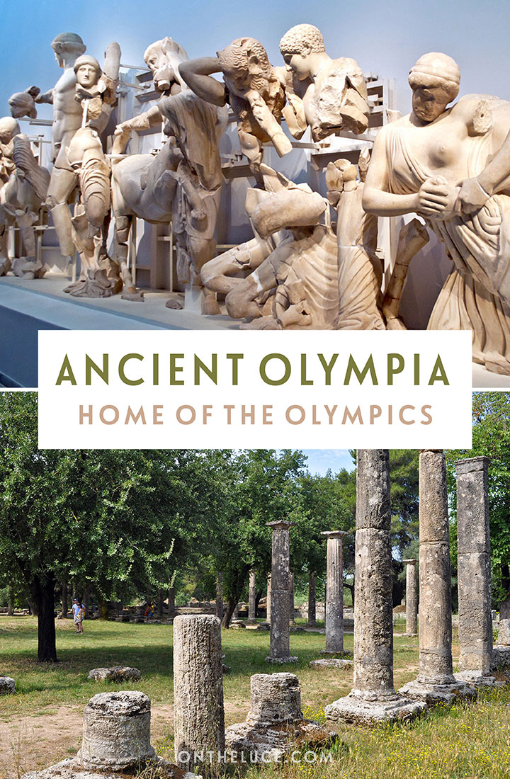 Discover the history and mythology behind the world’s most famous sporting event by visiting Olympia, Greece, and exploring the ruins of the sacred site where the Olympic Games began | Visiting Ancient Olympia | Archaeological Site of Olympia | Greece World Heritage Sites