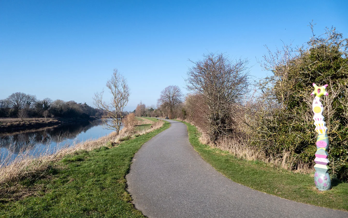 Walk along the river in Dumfries