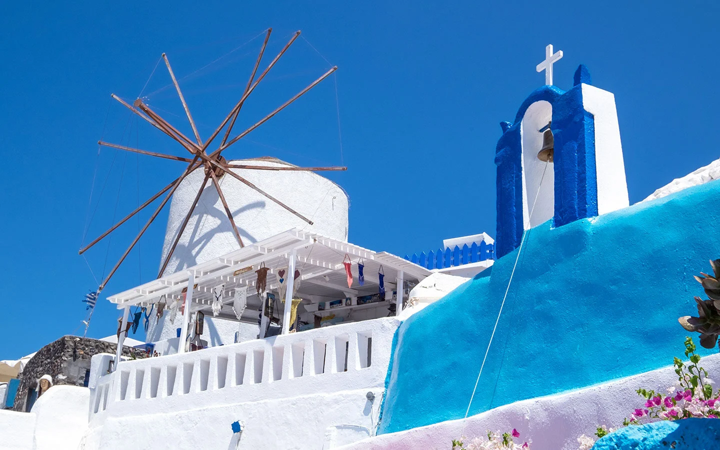 Windmills in Oia