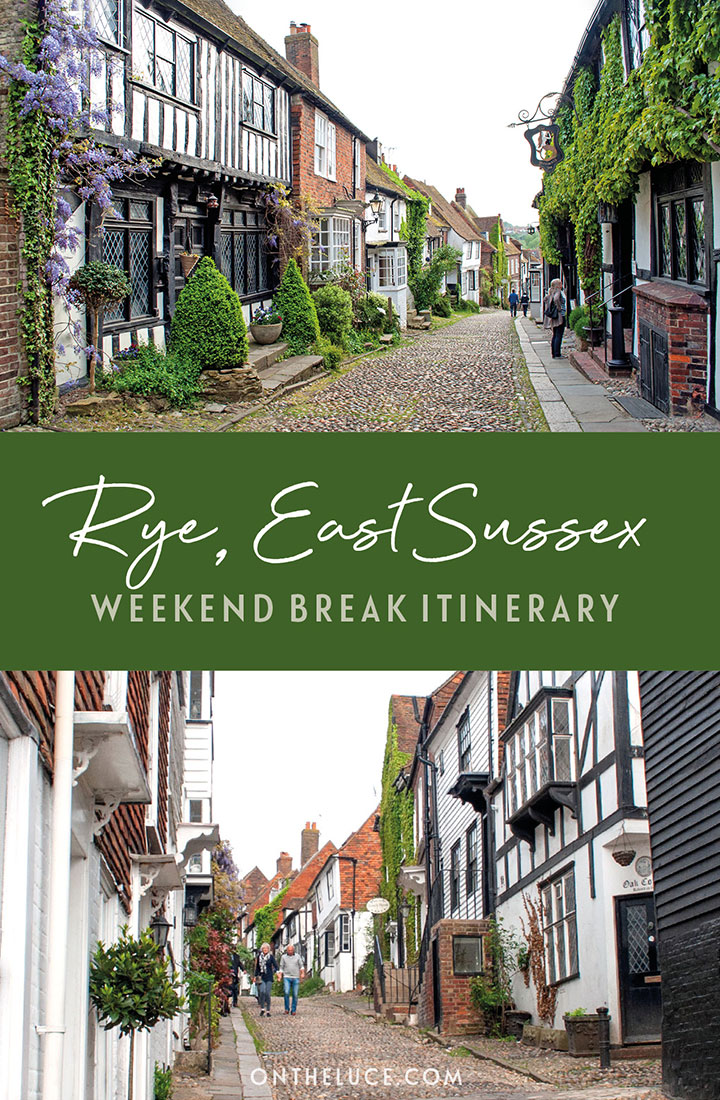 A guide to spending a weekend in Rye, East Sussex, with tips on what to see, do, eat and drink in this a two-day itinerary, which includes cobbled streets, castles, beaches, nature reserves and more | Things to do in Rye East Sussex | Rye weekend guide | Seaside weekends in the UK | What to do in Rye