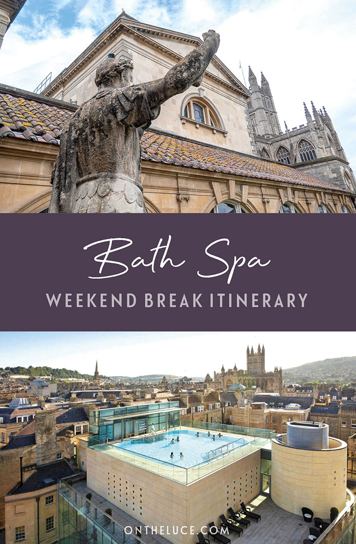 A guide to spending a weekend in Bath, England, with tips on what to see, do, eat and drink in this a 48-hour itinerary, including the Royal Crescent, Roman Baths, spa treatments, restaurants and more | Weekend in Bath | Things to do in Bath England | Bath itinerary | Bath weekend break