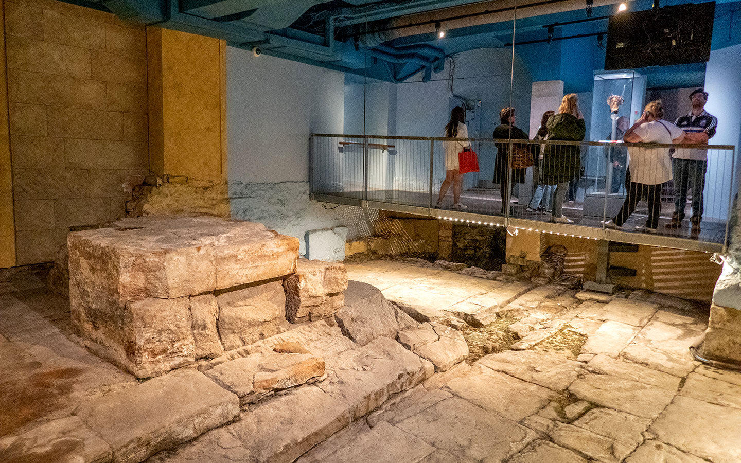 Inside the Roman Baths, one of the top things to do in Bath