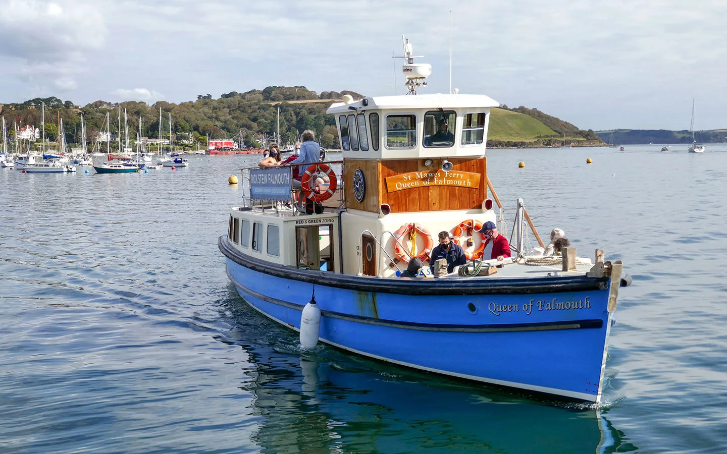 The Fal River Feerries boat to St Mawes