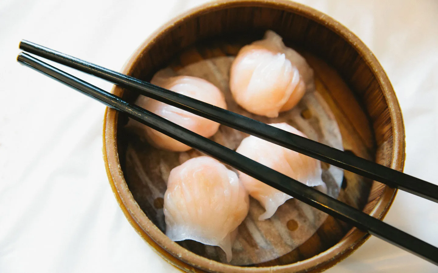 Chinese dim sum dumplings in London's Soho