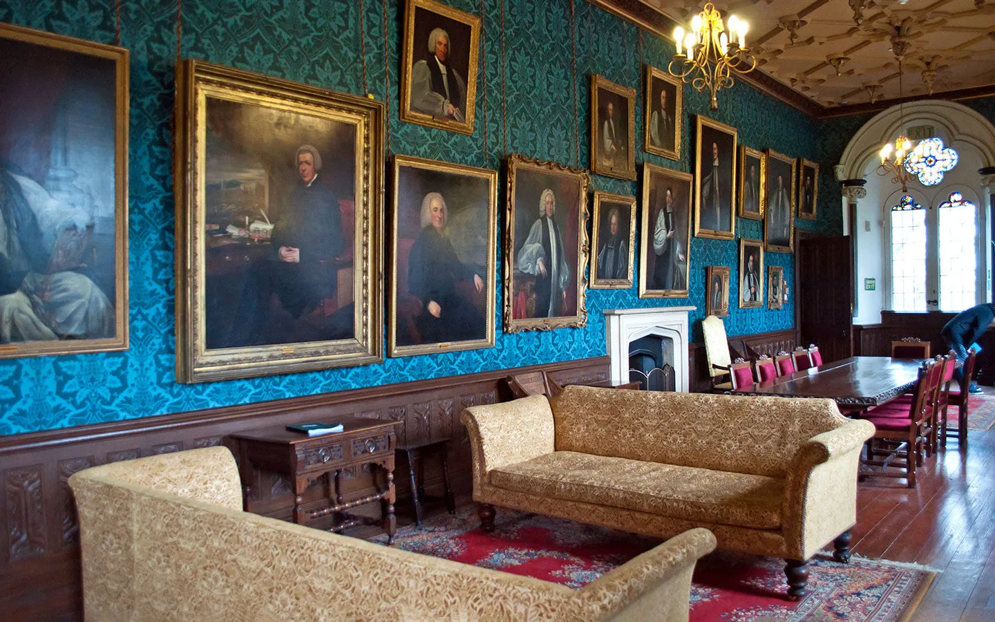 Inside the Bishop's Palace in Wells, Somerset
