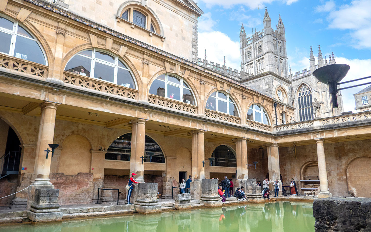 The Roman Baths in Bath, England