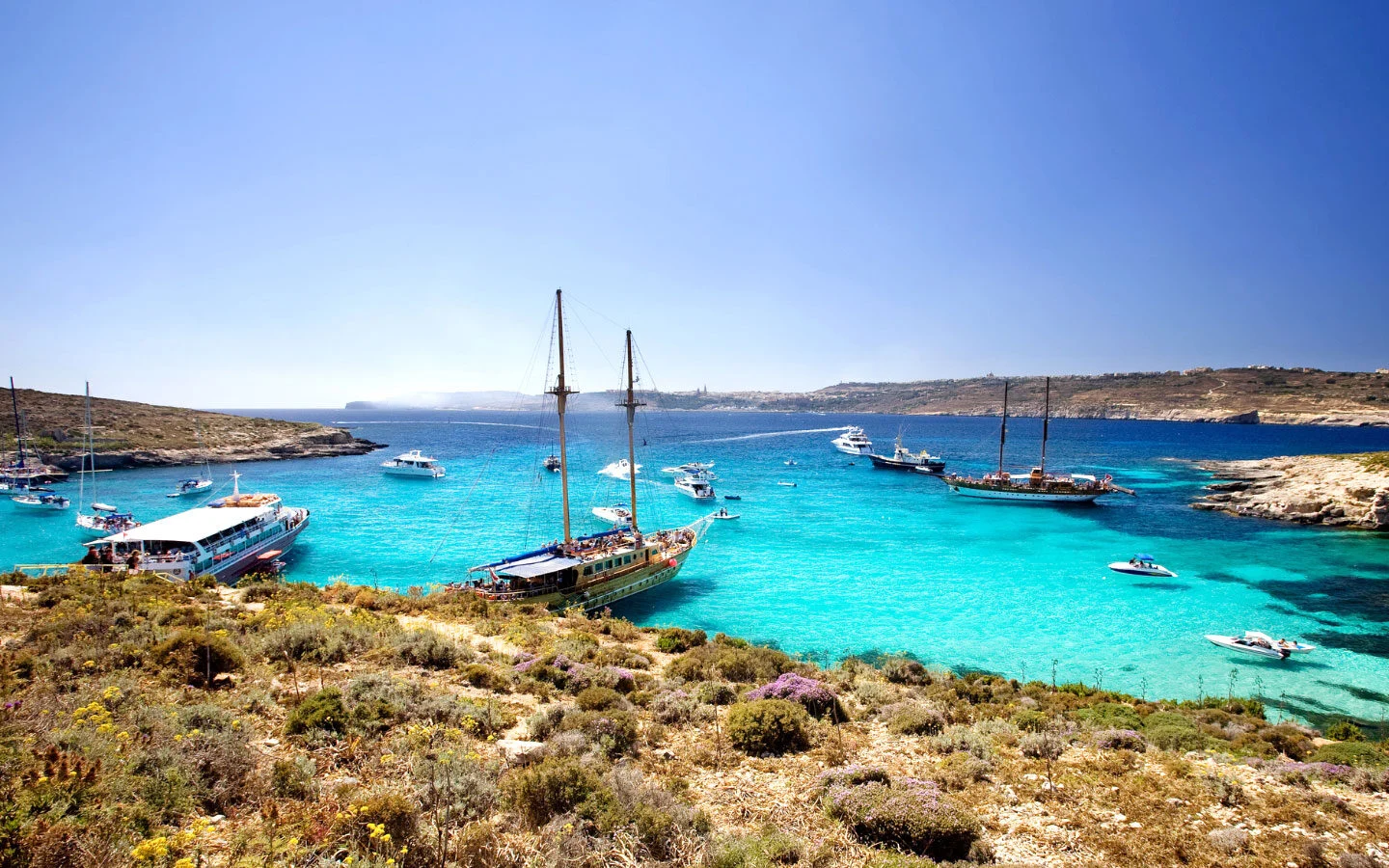 The Blue Lagoon in Comino, Malta