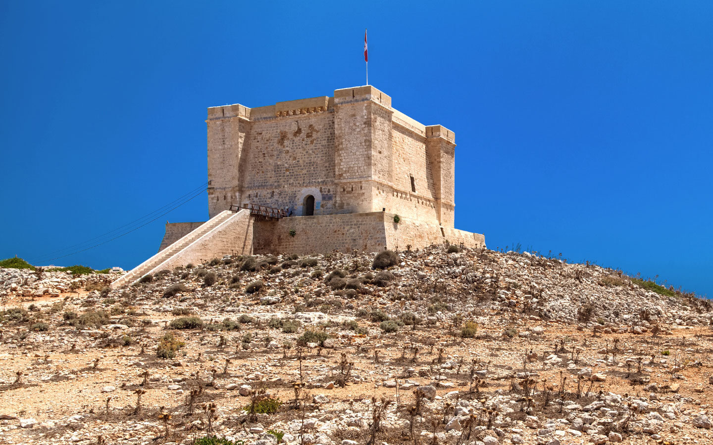 Saint Mary’s Tower in Comino