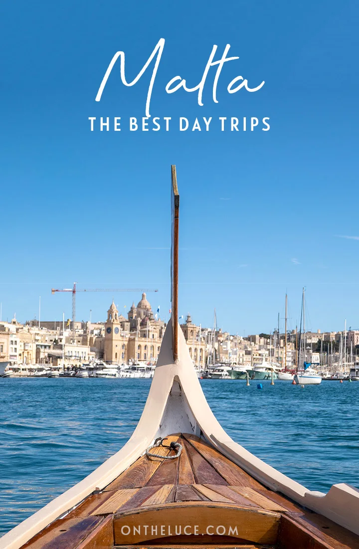 Eight great day trips in Malta – from Neolithic temples and historic fortified cities to sandy beaches and turquoise bays – all of which you can visit independently by public transport or on a tour | Day trips from Malta | Malta excursions | Malta day trips by public transport | Tours from Malta | Malta tours