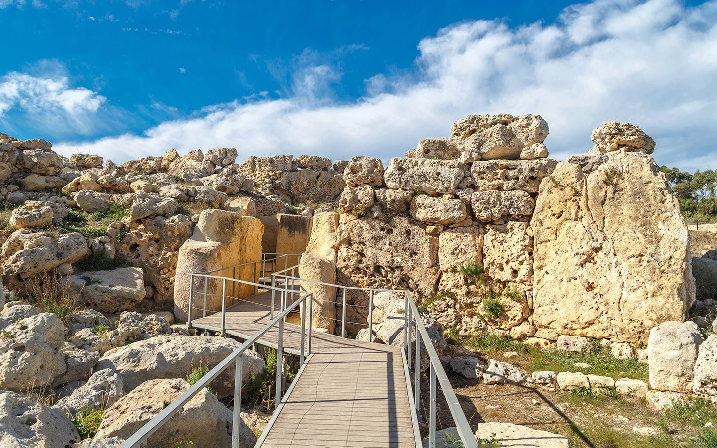 The Ġgantija Temples UNESCO World Heritage site in Gozo
