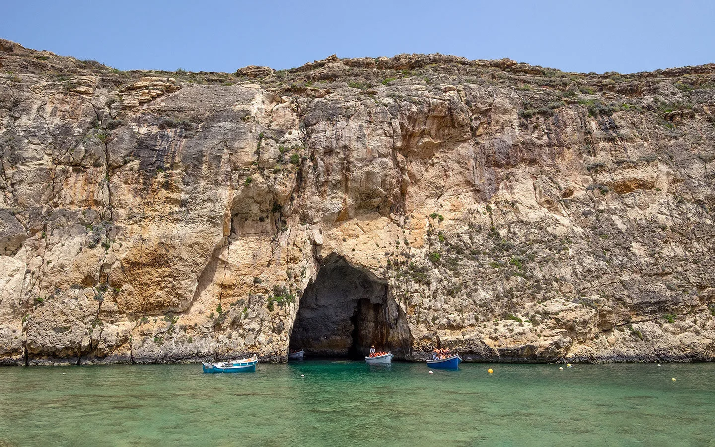Boat trips on the Inland Sea in Dwejra, Gozo