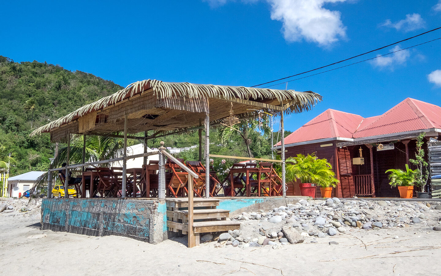 Catherine's Bar Death in Paradise filming location – aka Le Madras