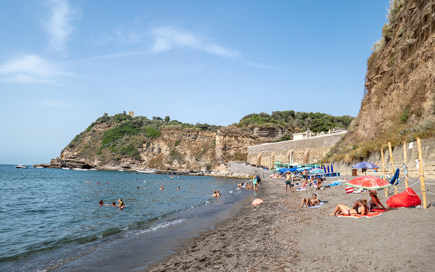 Pozzo Vecchio beach in Procida – also known as Il Postino beach