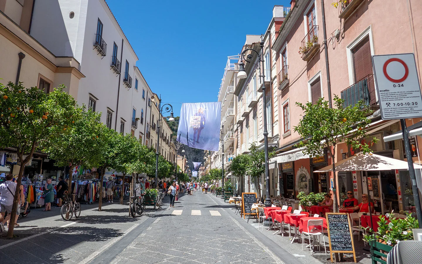 The Corso Italia in Sorrento