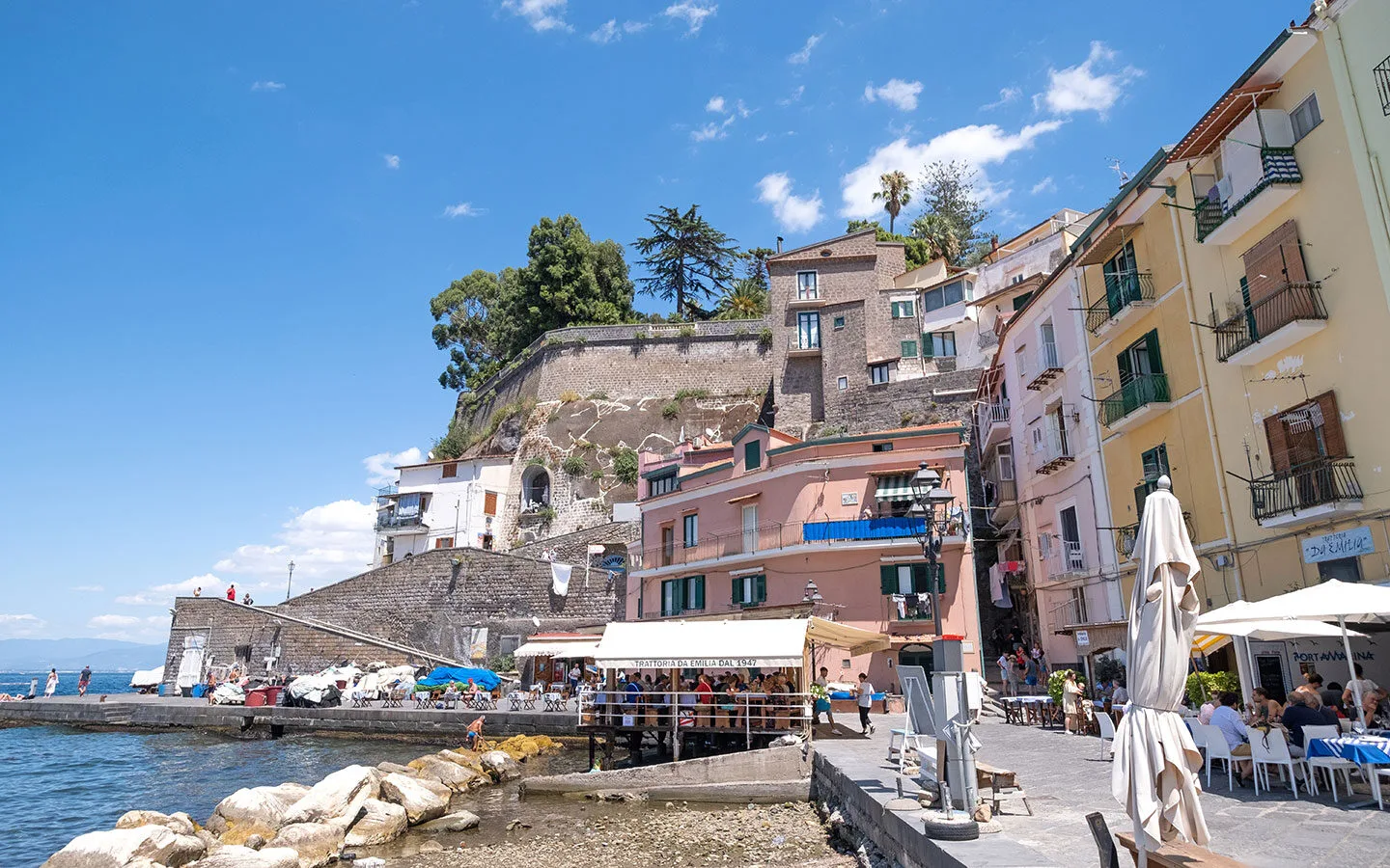 Marina Grande harbour in Sorrento