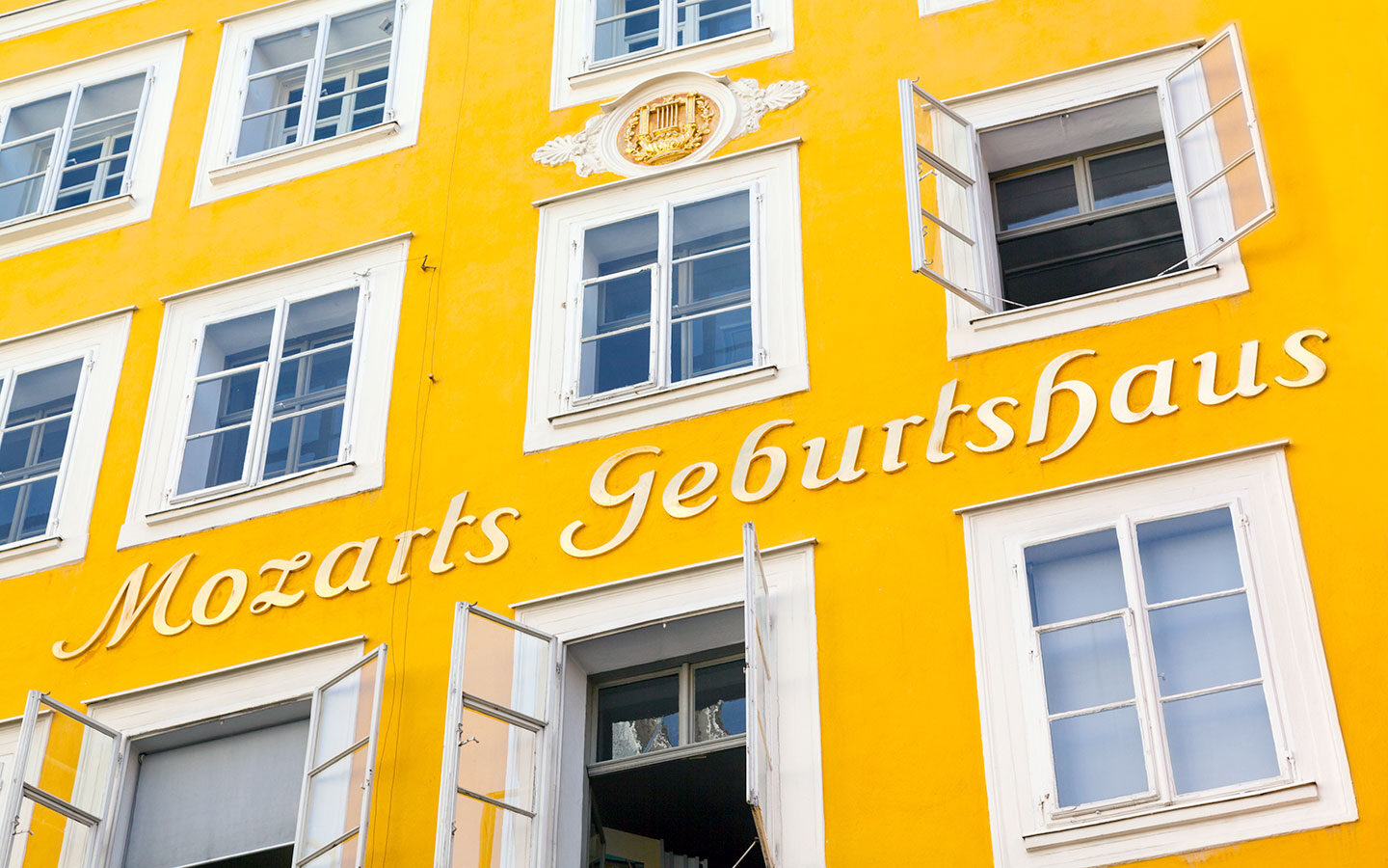 Mozart's Birthplace in Salzburg, Austria