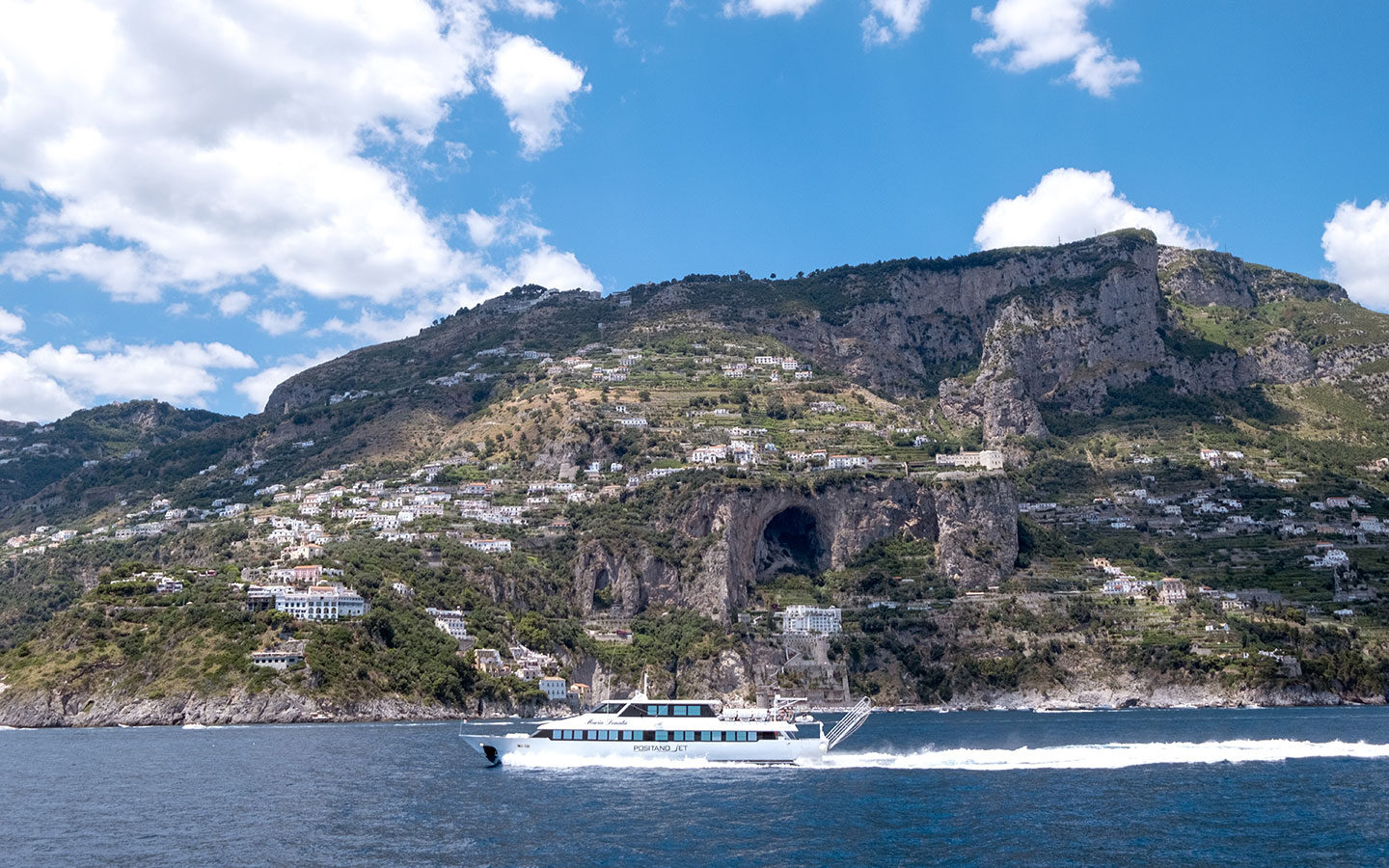 Travelling along the Amalfi Coast by ferry