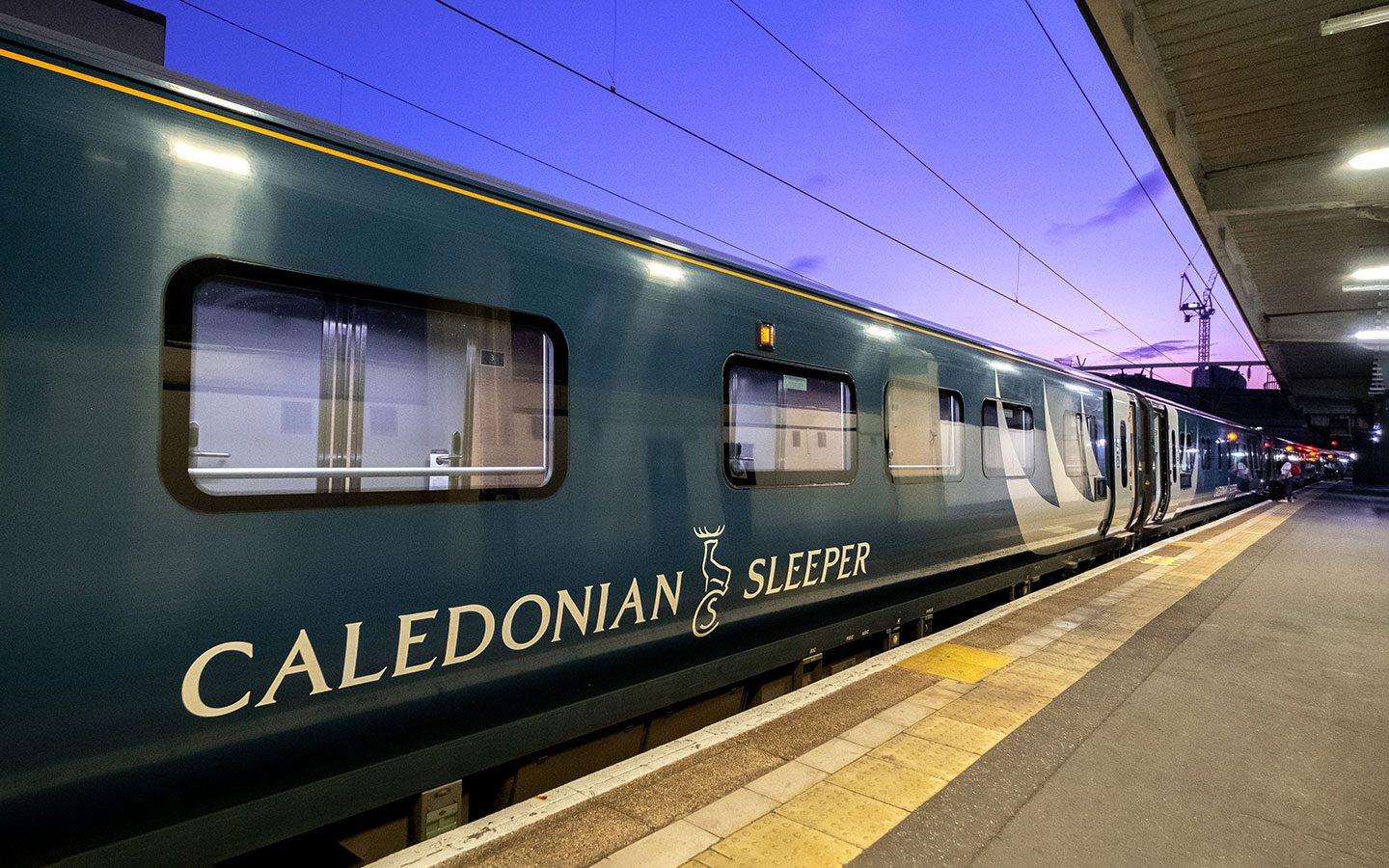 The Caledonian Sleeper train in Scotland