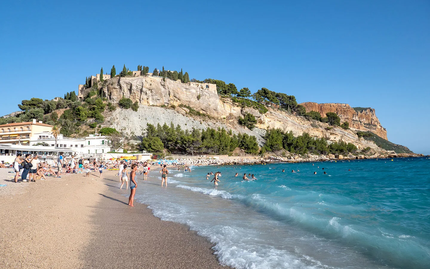 Plage de la Grande Mer beach, one of the best things to do in Cassis, South of France