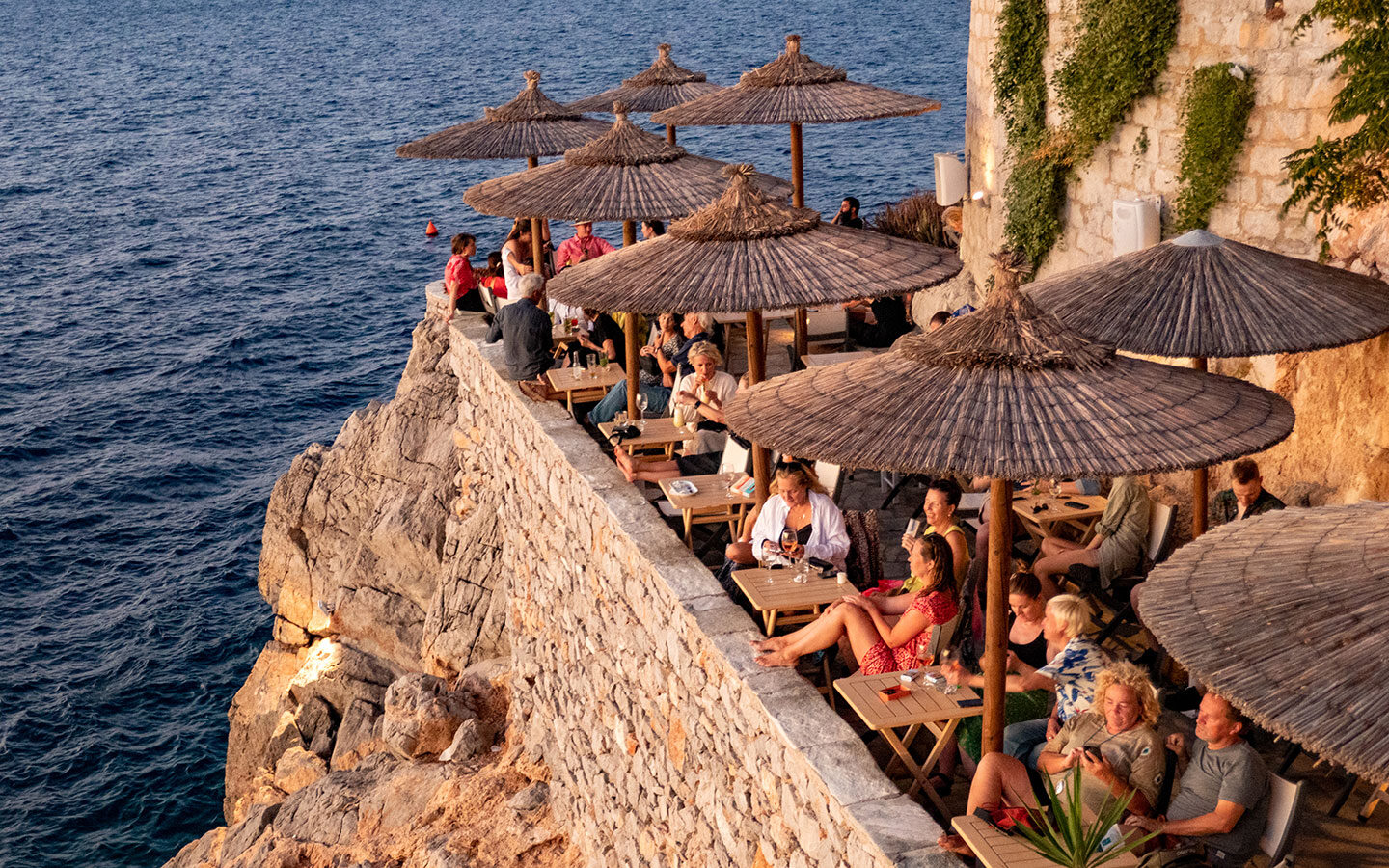Hydronetta Beach Bar, great place for sunset on the Greek island of Hydra