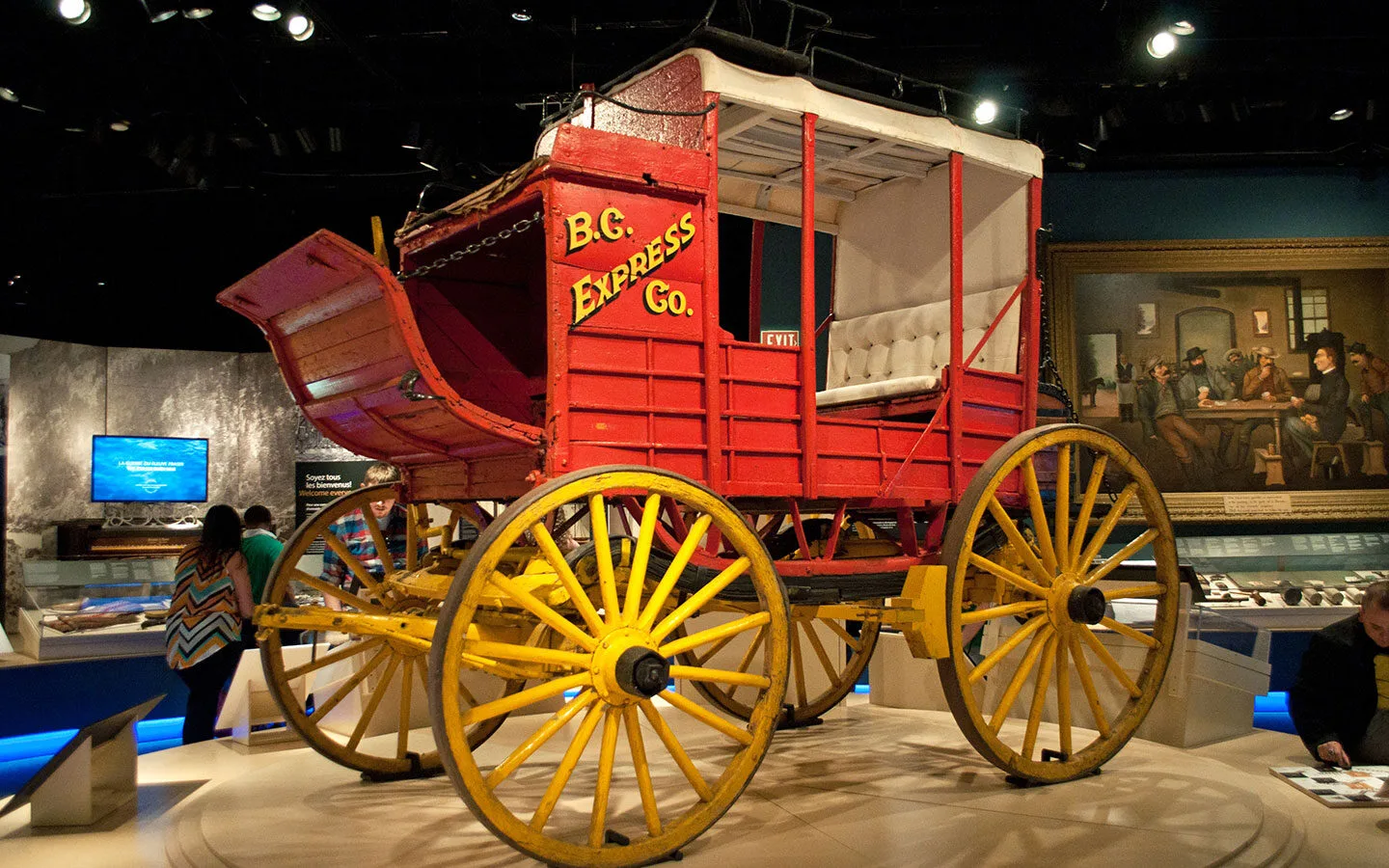 Vintage carriage in the BC Museum