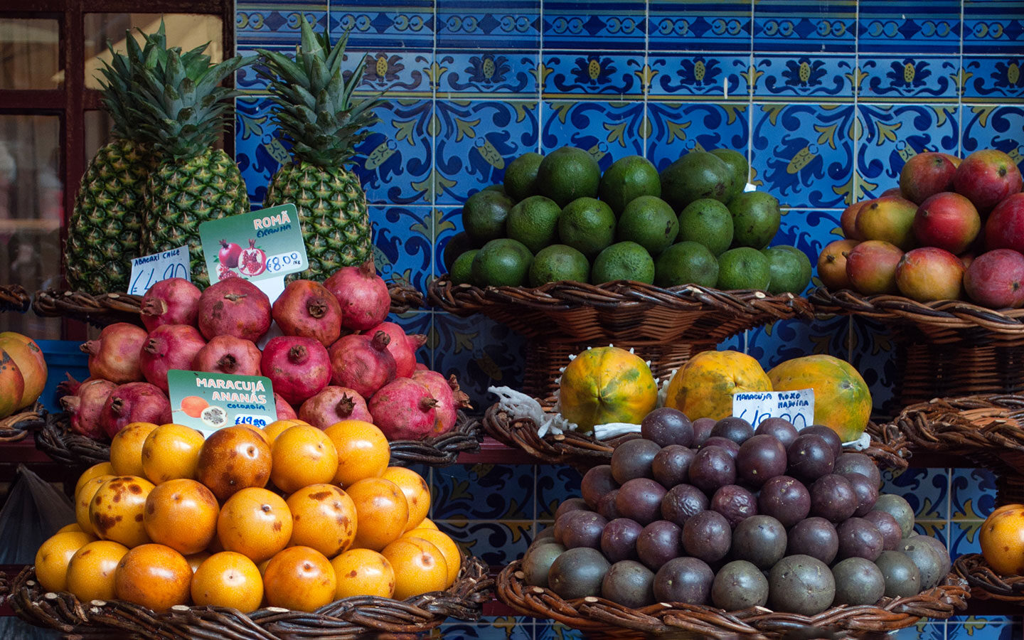 Fresh fruit in Madeira