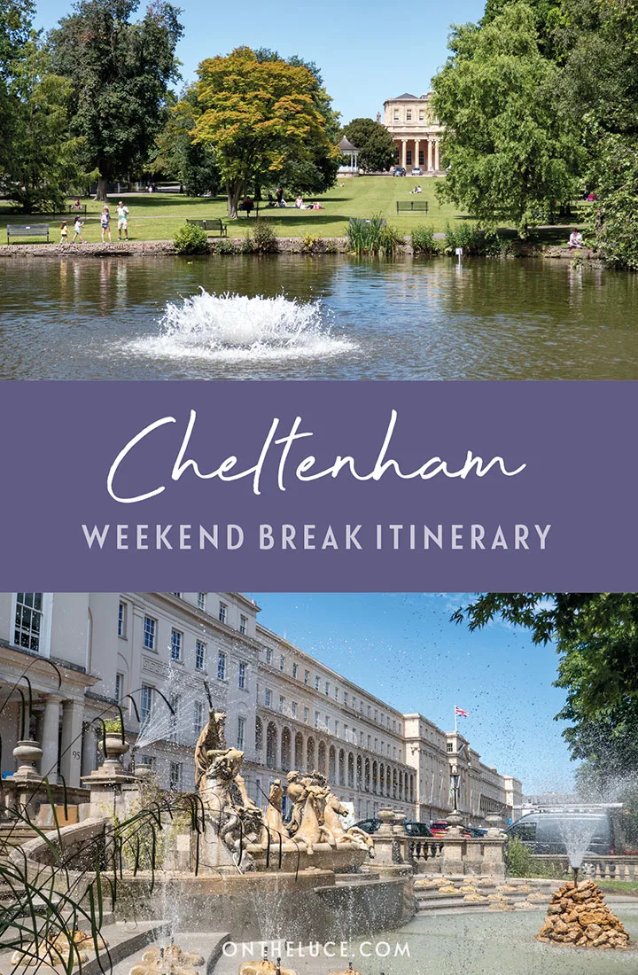 How to spend a weekend in Cheltenham: Discover the best things to see, do, eat and drink in Cheltenham in a two-day itinerary featuring this Regency town's beautiful buildings, parks and festivals | Weekend in Cheltenham | Things to do in Cheltenham England | Cheltenham itinerary | Cheltenham weekend break