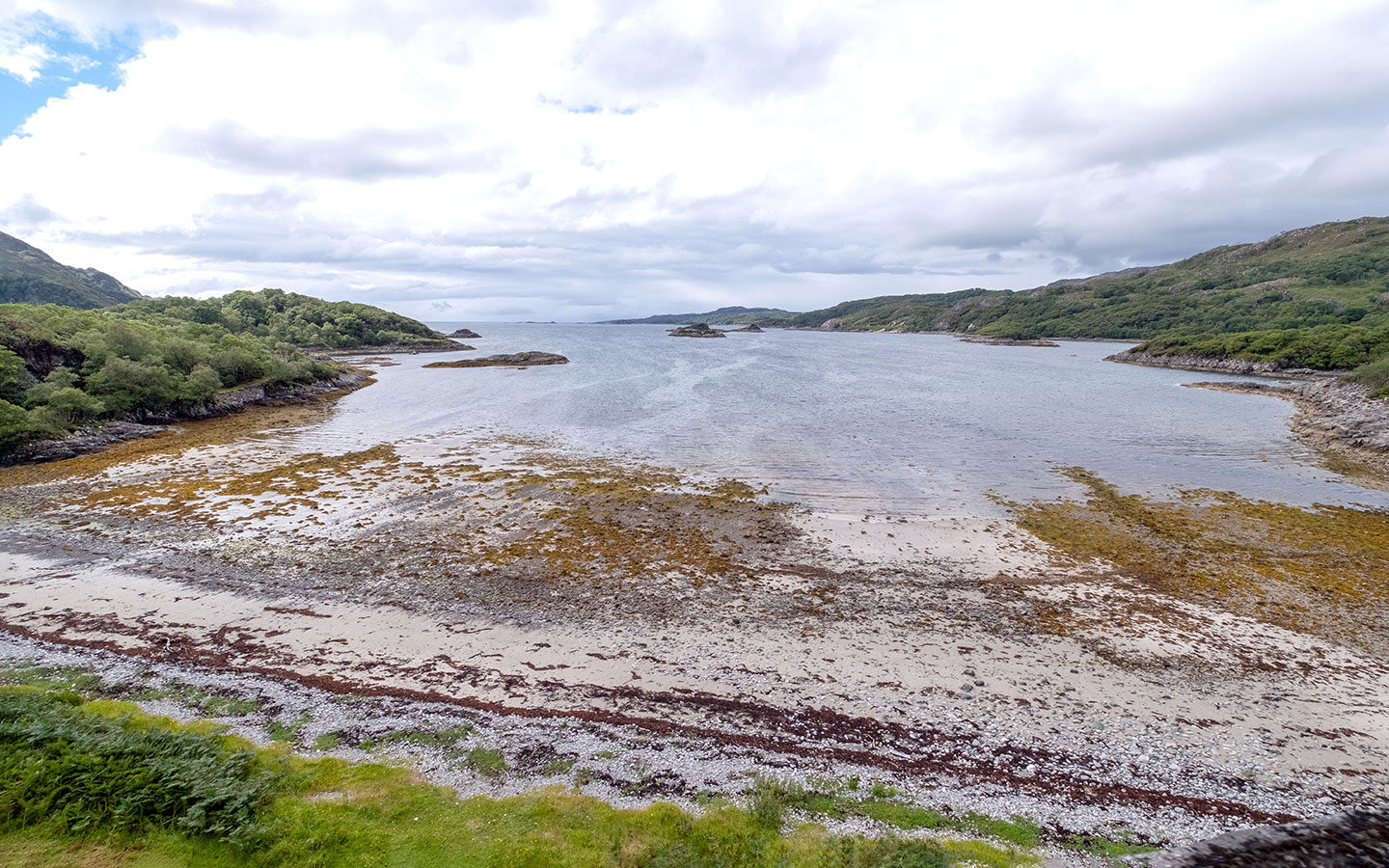 Beaches along the route of the West Highland Line