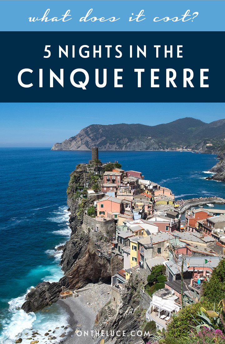 The Cinque Terre is a picturesque stretch of the Italian Riviera known for its cliffs and coastal towns. But how much does it cost to visit the Cinque Terre? This budget post breaks down the costs of a five-night/six-day trip to help you plan your own visit | Cinque Terre Italy | How much is it to visit the Cinque Terre | Cost of visiting the Cinque Terre | Trip to Cinque Terre cost