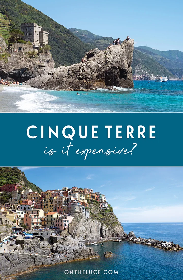 The Cinque Terre is a picturesque stretch of the Italian Riviera known for its cliffs and coastal towns. But how much does it cost to visit? This budget post breaks down the costs of five nights/six days in the Cinque Terre to help you plan your own trip | Cinque Terre Italy | How much is it to visit the Cinque Terre | Cost of visiting the Cinque Terre | Trip to Cinque Terre cost