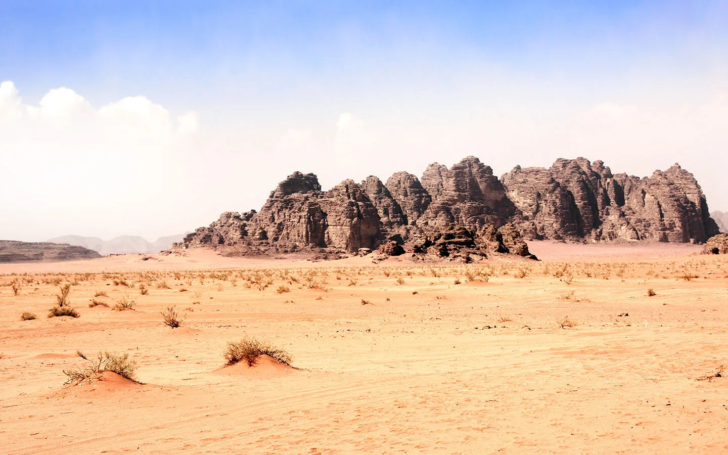 Wadi Rum desert landscapes