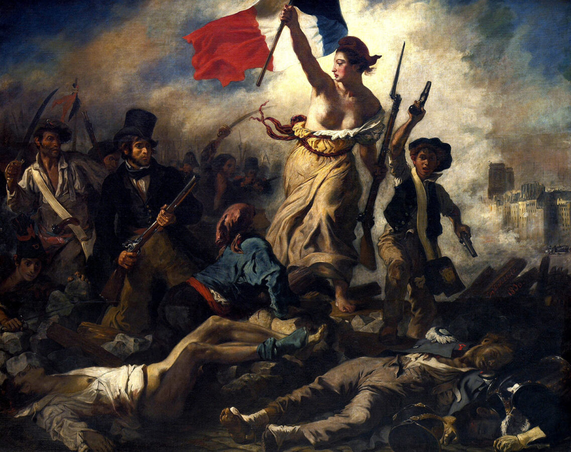 Eugène Delacroix's best-known painting – Liberty Leading the People