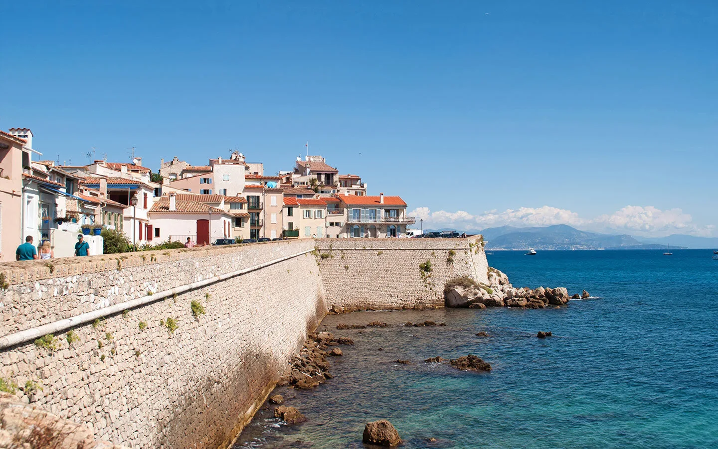 The walled town of Vieil Antibes