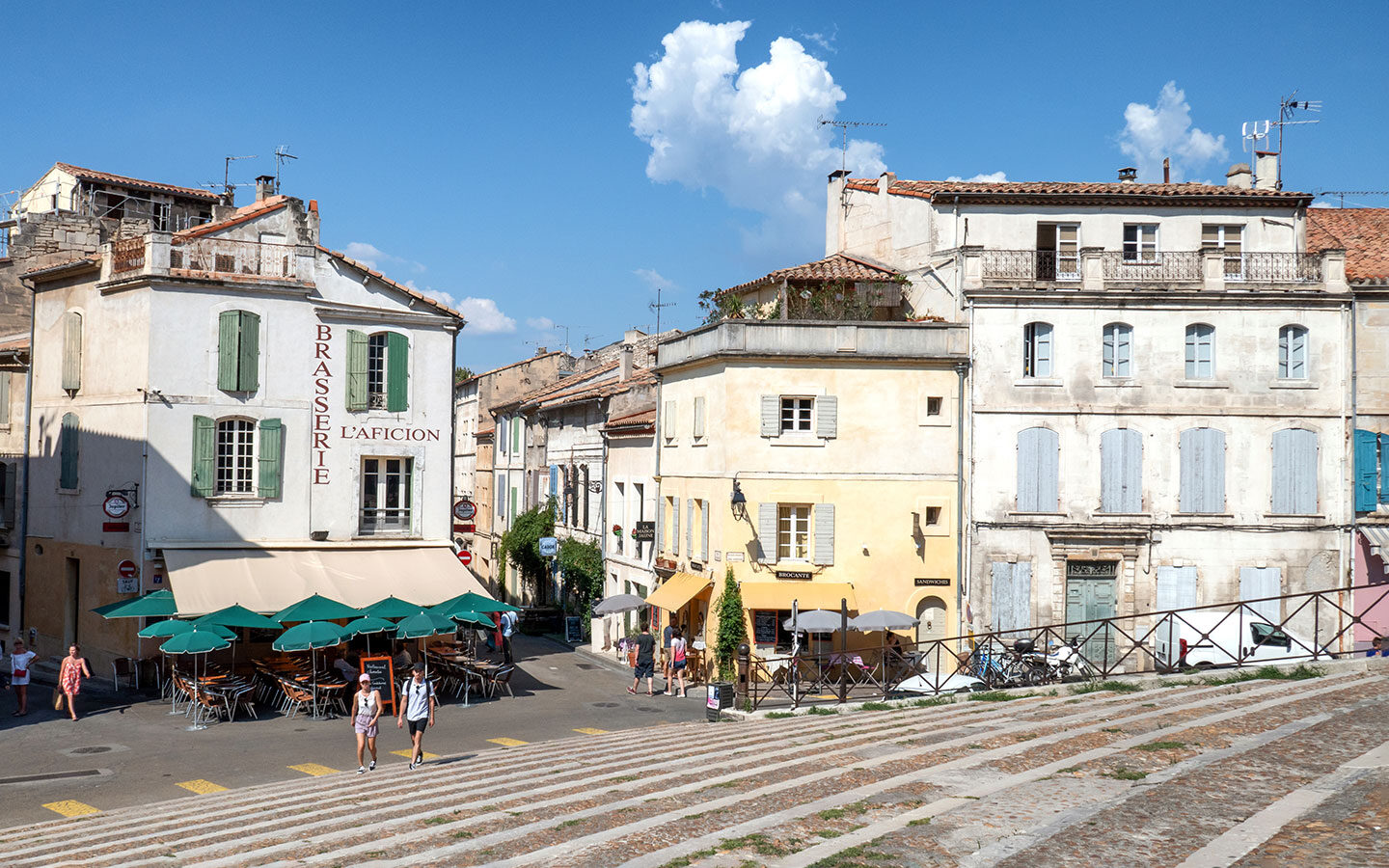 Arles in Provence on a South of France by train itinerary
