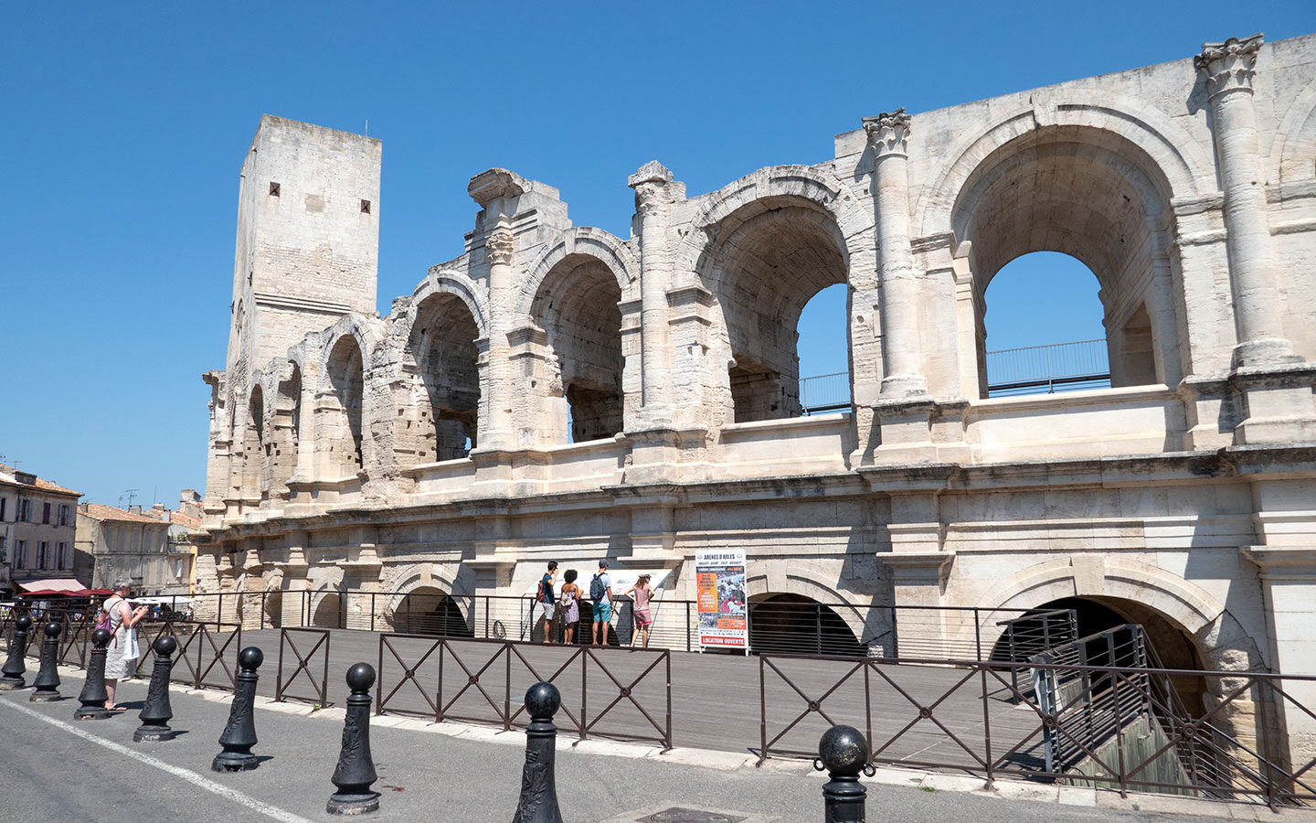 Les Arènes Roman amphitheatre in Arles