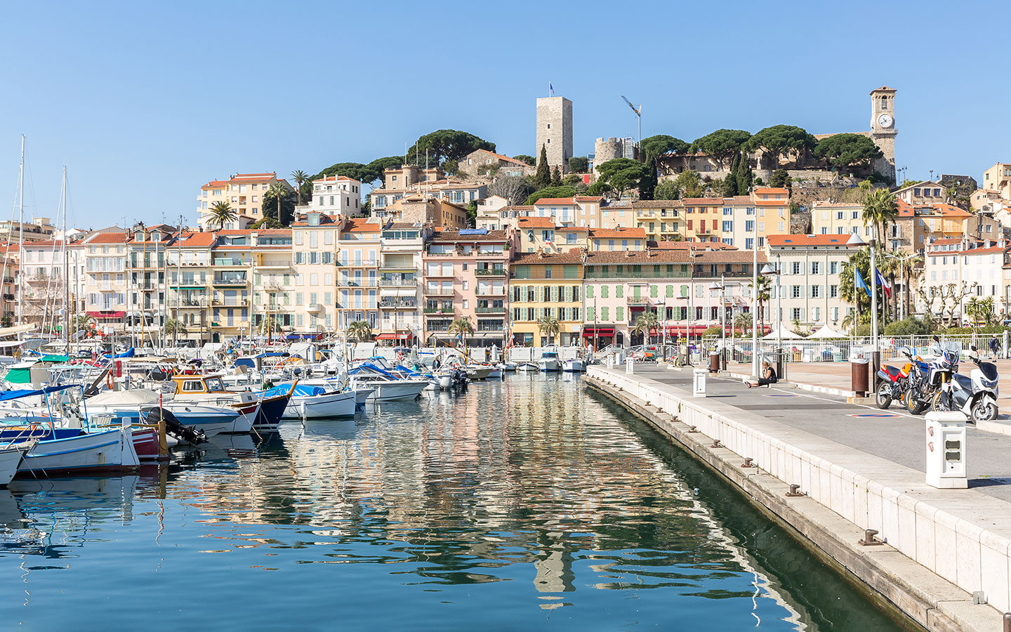 The waterfront in Cannes