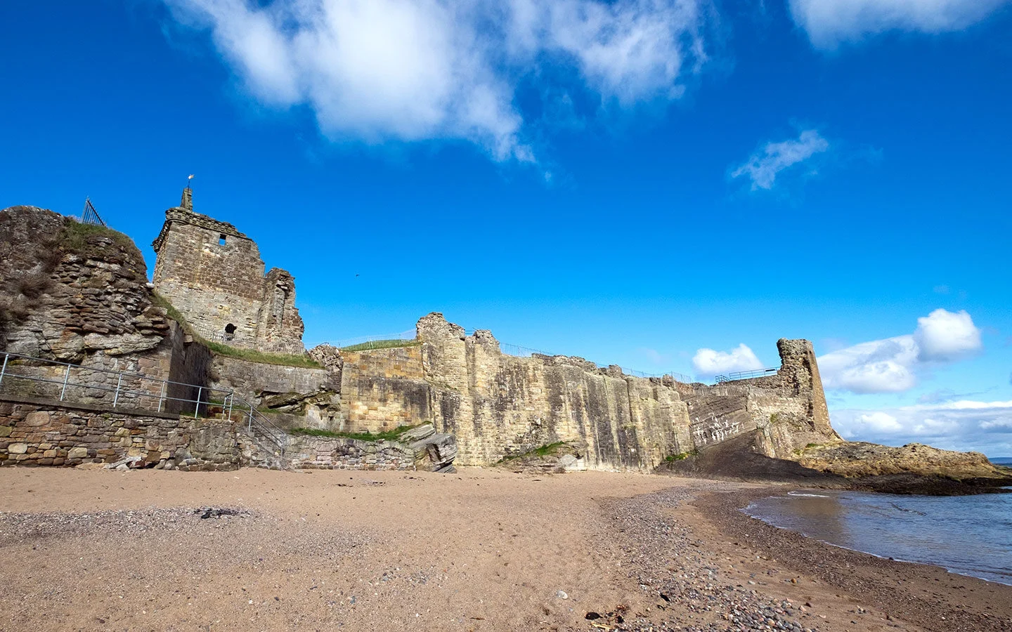 Castle Sands beach in St Andrews, Scotland
