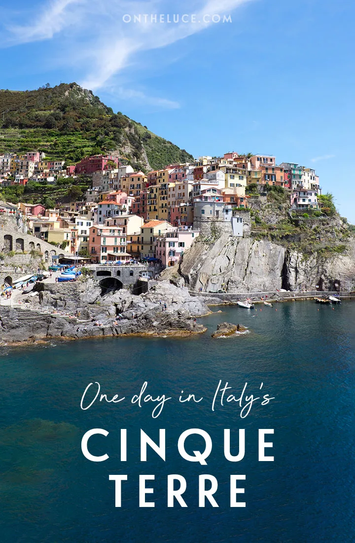 Get a taste of the beautiful villages of the Cinque Terre in Northern Italy even if you’re short on time with this detailed itinerary, which shows you how to plan the perfect Cinque Terre day trip | One day in the Cinque Terre | Cinque Terre 1 day itinerary | Day trip to the Cinque Terre | Cinque Terre Italy