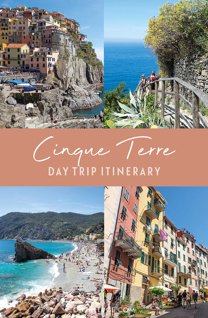 Get a taste of the beautiful villages of the Cinque Terre in Northern Italy even if you’re short on time with this detailed itinerary, which shows you how to plan the perfect Cinque Terre day trip | One day in the Cinque Terre | Cinque Terre 1 day itinerary | Day trip to the Cinque Terre | Cinque Terre Italy