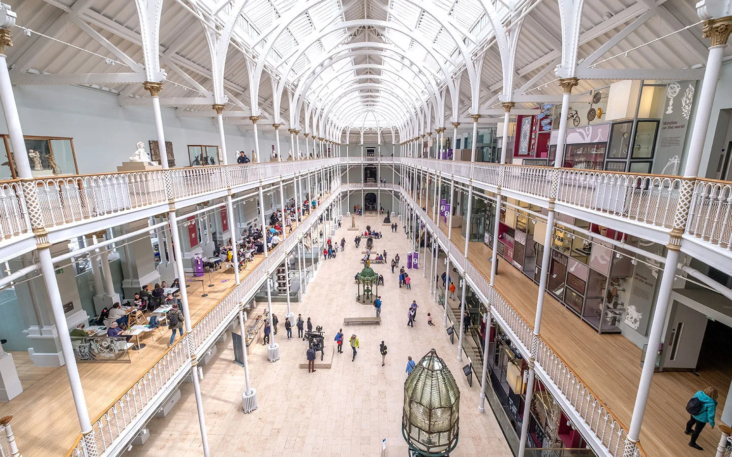 The Grand Gallery at the National Museum of Scotland