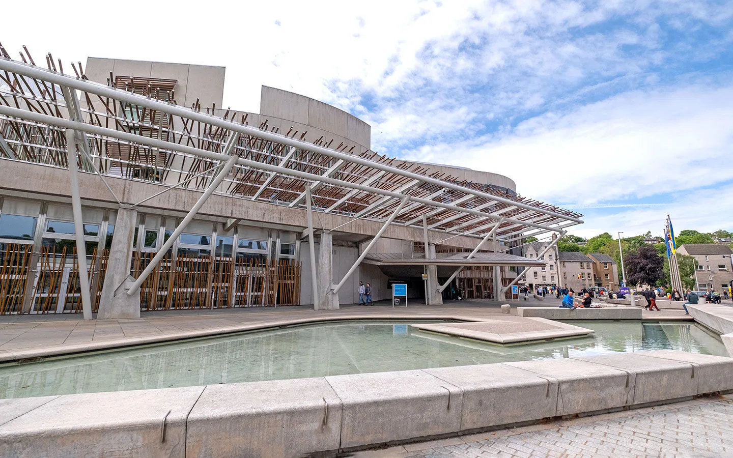 The Scottish Parliament buildings in Edinburgh