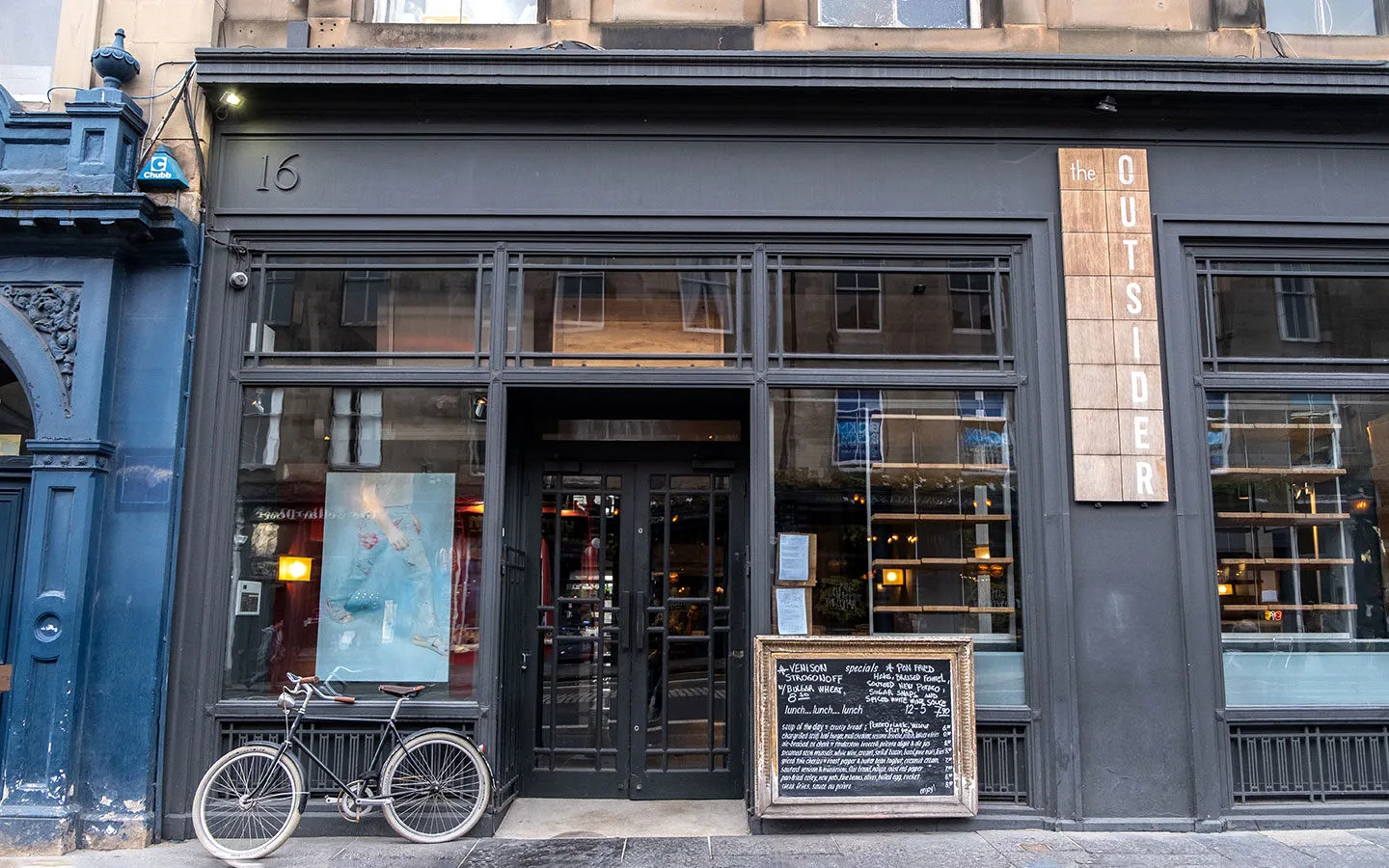 The Outsider restaurant in Edinburgh
