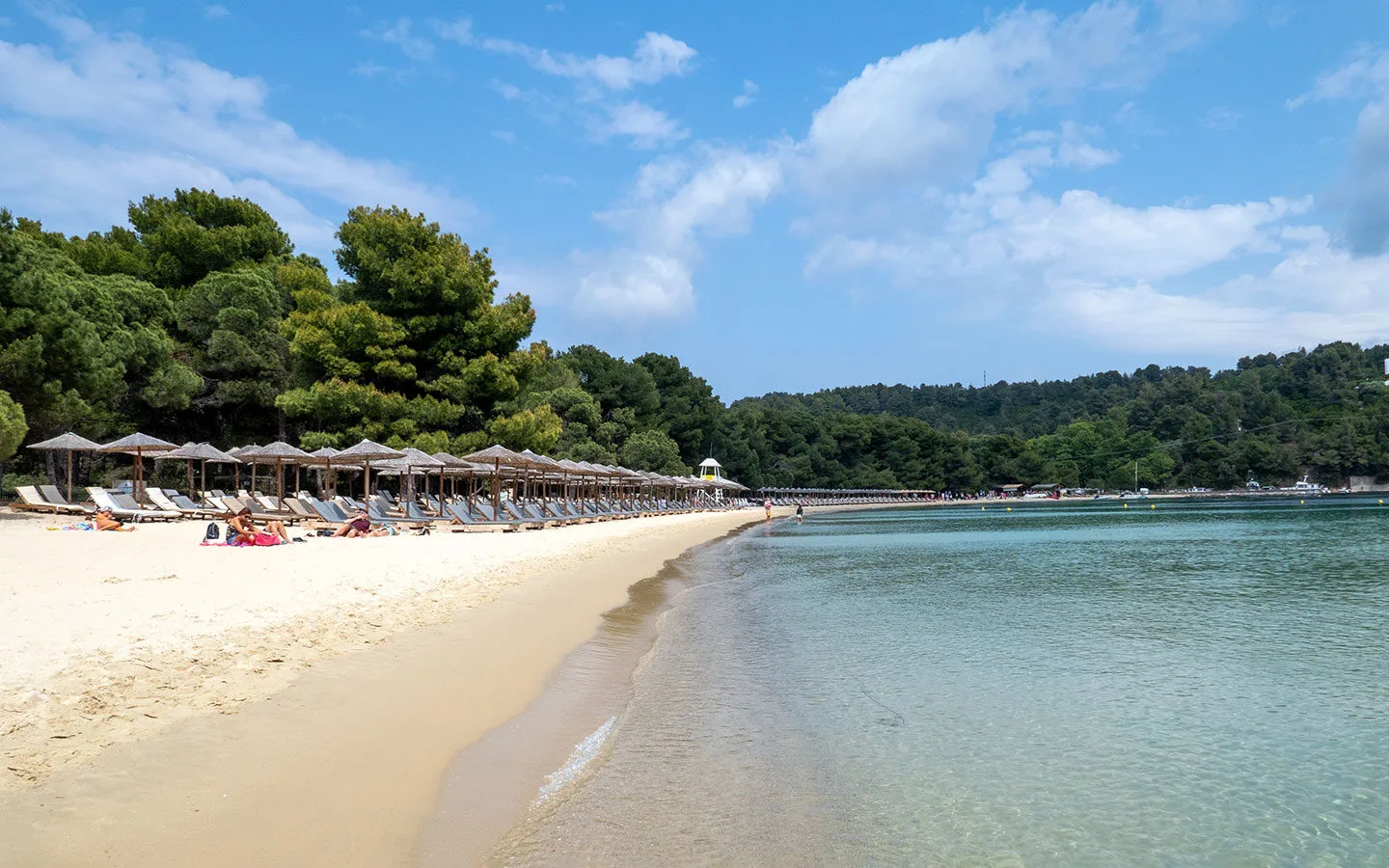 Koukounaries beach in Skiathos